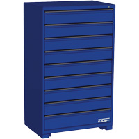 Modular Drawer Cabinet, 9 Drawers, 36" W x 24" D x 60" H, Blue PB Rental Co. Ltd.
