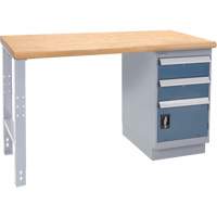 &eacute;tabli industriel, Porte a/combinaison de tiroirs, Cap 1000 lb, 30" la x 72" p, 34" h PB Rental Co. Ltd.