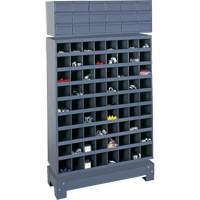 Unit&eacute; de stockage modulaire pour petites pi&egrave;ces, Acier, 18 tiroirs, 33-3/4" x 12-1/4" x 58-5/8", Gris PB Rental Co. Ltd.