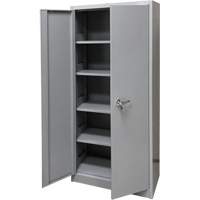 Storage Cabinet, Steel, 4 Shelves, 66" H x 30" W x 15" D, Grey PB Rental Co. Ltd.