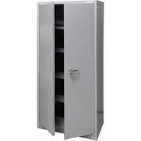 Storage Cabinet, Steel, 4 Shelves, 66" H x 30" W x 15" D, Grey PB Rental Co. Ltd.