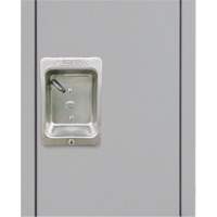 Lockers, 3 -tier, 12" x 18" x 86", Steel, Grey, Knocked Down PB Rental Co. Ltd.