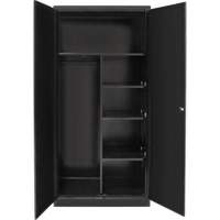 Armoire de rangement combin&eacute;e, 36" la x 18" p x 72" h, Noir PB Rental Co. Ltd.