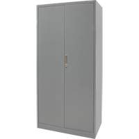Combination Storage Cabinet, 36" W x 18" D x 72" H, Grey PB Rental Co. Ltd.