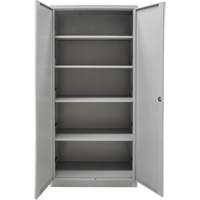 Hi-Boy Storage Cabinet, Steel, 4 Shelves, 72" H x 36" W x 18" D, Grey PB Rental Co. Ltd.