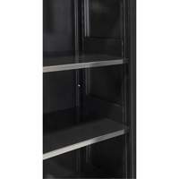 Hi-Boy Storage Cabinet, Steel, 4 Shelves, 72" H x 36" W x 18" D, Black PB Rental Co. Ltd.