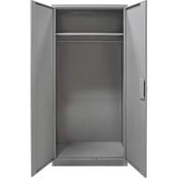 Wardrobe Storage Cabinet, Steel, 36" W x 18" D x 72" H, Grey PB Rental Co. Ltd.