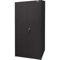 Storage Cabinet, Steel, 4 Shelves, 66" H x 30" W x 15" D, Black PB Rental Co. Ltd.