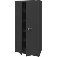 Storage Cabinet, Steel, 4 Shelves, 66" H x 30" W x 15" D, Black PB Rental Co. Ltd.