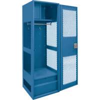 Casier pour &eacute;quipement avec porte, Acier, 24" la x 18" p x 72" h, Bleu fonc&eacute; PB Rental Co. Ltd.