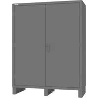 Armoire &agrave; portes encastr&eacute;es standards, Acier, 60" la x 24" p x 78" h, Gris PB Rental Co. Ltd.