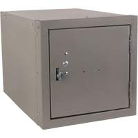 Casier cubique empilable, 12" x 18" x 12", Acier, Gris, D&eacute;mont&eacute; PB Rental Co. Ltd.