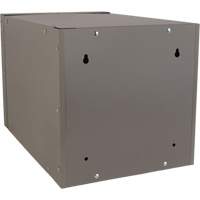 Casier cubique empilable, 12" x 18" x 12", Acier, Gris, D&eacute;mont&eacute; PB Rental Co. Ltd.