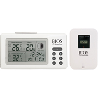 Indoor/Outdoor Thermometers With Clock, Contact, Digital, 32 to 122°F (0 to 50°C) PB Rental Co. Ltd.