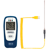 Food Thermometer with HACCP Check, Contact, Digital, -83.2 - 1999°F (-64 to 1400°C) PB Rental Co. Ltd.