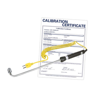 Right Angle Thermocouple Surface Probe with Calibration Certificate, 500 °C (932°F) Max. Temp. PB Rental Co. Ltd.