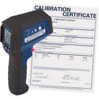 Infrared Thermometer with Calibration Certificate, -31°- 1202° F ( -35° - 650° C ), 12:1, Adjustable Emmissivity PB Rental Co. Ltd.