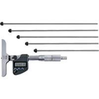 Microm&egrave;tre de profondeur num&eacute;rique avec tiges interchangeables, 0" - 12" (0 mm - 304.8 mm) gamme de mesure, R&eacute;solution de 0,00005" (0,001 mm) PB Rental Co. Ltd.