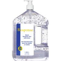 Gel d&eacute;sinfectant pour les mains &agrave; l'alo&egrave;s Response, 1890 ml, Bouteille &agrave; pompe, 70 % alcool PB Rental Co. Ltd.