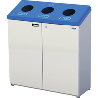 Stand Alone Recycling Stations, Bulk, Steel, 53.1 US Gal. PB Rental Co. Ltd.