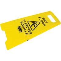 Panneau d'avertissement "Plancher mouill&eacute;", Bilingue avec pictogramme PB Rental Co. Ltd.