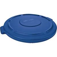 Brute&reg; Round Trash Can Top, Flat Lid, Plastic, Fits Container Size: 22-1/4" Dia. PB Rental Co. Ltd.