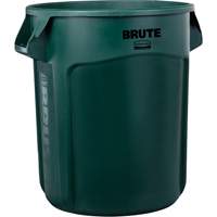 Vented Brute&reg; Waste Container, Plastic, 20 US gal. PB Rental Co. Ltd.
