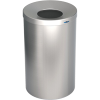 Lobby Waste Receptacle, Stainless Steel, 33 US gal. PB Rental Co. Ltd.