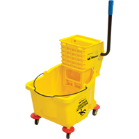 Mop Bucket and Wringer, Side Press, 9.5 US Gal.(38 Quart), Yellow PB Rental Co. Ltd.