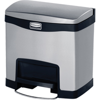 Contenant &agrave; d&eacute;chets Slim Jim , Acier inoxydable, Capacit&eacute; 4 gal. US PB Rental Co. Ltd.
