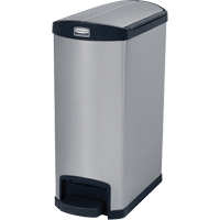 Contenant &agrave; d&eacute;chets Slim Jim , Acier inoxydable, Capacit&eacute; 13 gal. US PB Rental Co. Ltd.