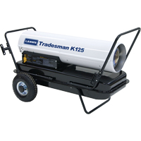 Tradesman&reg; Forced Air Heater, Fan, Kerosene, 125,000 BTU/H PB Rental Co. Ltd.