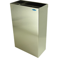 Wall Mounted Waste Receptacles, Stainless Steel, 11 US gal. PB Rental Co. Ltd.