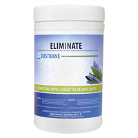 Lingettes Eliminate virucide, 7" x 8", 180 lingettes PB Rental Co. Ltd.