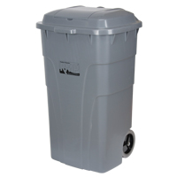Bac d'ordures roulant, Poly&eacute;thyl&egrave;ne, 65 gal. US PB Rental Co. Ltd.