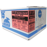 Industrial Garbage Bags, X-Strong, 36" W x 26" L, 1.17 mils, Black PB Rental Co. Ltd.