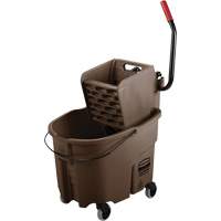 WaveBrake&reg; Mop Bucket & Wringer Combo Pack, Side Press, 8.75 US Gal.(35 Quart), Brown PB Rental Co. Ltd.