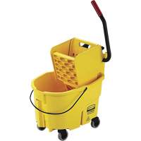 WaveBrake&reg; Mop Bucket and Wringer, Side Press, 6.5 US Gal. (26 Quart), Yellow PB Rental Co. Ltd.