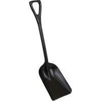 One-Piece Hygienic Shovel, 10" x 6" Blade, 37-1/2" Length, Plastic, Black PB Rental Co. Ltd.