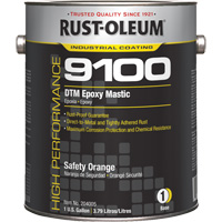 9100 System DTM Epoxy Mastic Base, Safety Orange, Gallon PB Rental Co. Ltd.
