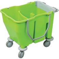 Seau double pour vadrouille avec essoreuse, Capacit&eacute; de 3,75 gal. US (60 pintes), Vert PB Rental Co. Ltd.