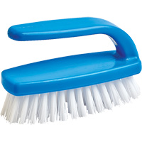Brosse pour le nettoyage des ongles, 4" l, Soies Synth&eacute;tique, Bleu/Blanc PB Rental Co. Ltd.