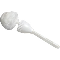 Lavette &agrave; cuvettes avec coupelle, 14-1/2" l, Soies Acrylique, Blanc PB Rental Co. Ltd.
