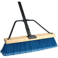Ryno Push Broom with Braced Handle, 36", Fine, PVC Bristles PB Rental Co. Ltd.