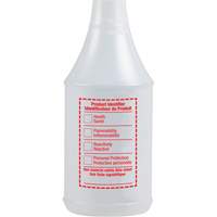 Bouteille &agrave; pulv&eacute;risateur ronde avec &eacute;tiquette SIMDUT, 24 oz PB Rental Co. Ltd.