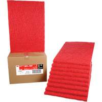 Carpet Bonnet Pad, 14" x 20", Buffing/Cleaning, Red PB Rental Co. Ltd.