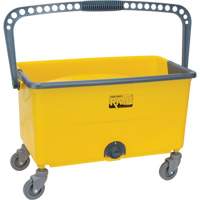 Seau et essoreuse pour vadrouille en microfibres, Passoire, 11 gal. US (44 pintes), Jaune PB Rental Co. Ltd.