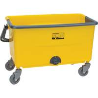 Seau et essoreuse pour vadrouille en microfibres, Passoire, 11 gal. US (44 pintes), Jaune PB Rental Co. Ltd.