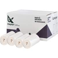 Sacs &agrave; d&eacute;chets de haute densit&eacute;, Utilitaire, 22" la x 20" lo, 8 microns, Givr&eacute;, Capacit&eacute; 23 L (6 Gal.) PB Rental Co. Ltd.