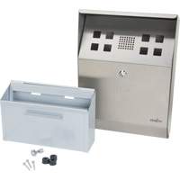 Smoking Receptacle, Wall-Mount, Stainless Steel, 1.6 Litres Capacity, 13-4/5" Height PB Rental Co. Ltd.
